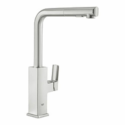 GROHE - Mitigeur évier cuisine - Bec haut Supersteel