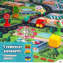 Color Baby Tapis de jeu Colorbaby Ville (2 Unités) pas cher