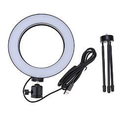 16cm 6inch LED ring 3 light avec support de trépied pour maquillage YouTube Selfie