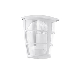 Avis EGLO Demi Applique extérieure Blanc 1X60W Aloria