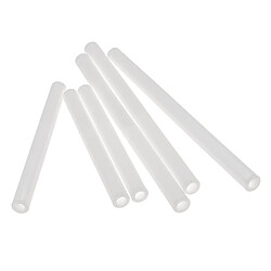 vhbw 6x Porte-verres compatible avec tous les lave-vaisselles courants - Set (3x court & 3x long) de support universel emboîtable, plastique, blanc