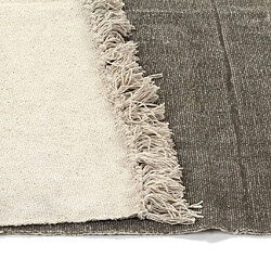 Avis vidaXL Tapis Kilim Coton 120 x 180 cm Taupe