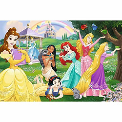 Trefl Dwustronne Puzzle 24 elementy Super Maxi Disney WesoÅ‚e KsiÄ™Å¼niczki 3w1