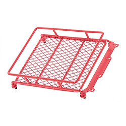 Acheter Panier de support de bagage de toit de transporteur de fret en métal pour la voiture modèle RC 1/10 rouge