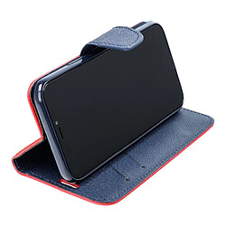 Avis Caseink Coque Etui Fancy Book pour Huawei P8 Lite Rouge/navy