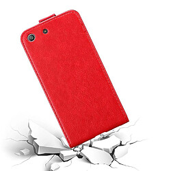 Acheter Cadorabo Coque Sony Xperia M5 Etui en Rouge