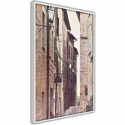 Paris Prix Affiche Murale Encadrée Brick Buildings 20 x 30 cm Blanc