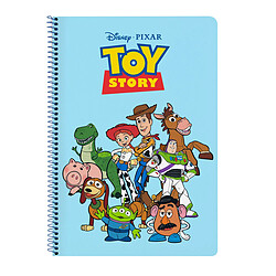 Carnet Toy Story Ready to play Bleu clair A4 80 Volets