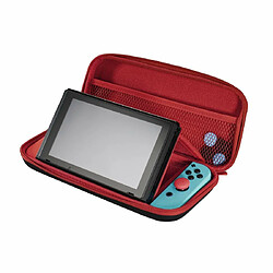 Hama Set (Tasche, Schutzglas, Control-AufsÃ¤tze) fÃ¼r Nintendo Switch, Schwarz/Rot