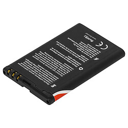 Batterie Lumia 520/Lumia 525 Batterie Rechange 1350mAh Forcell Type BL-5J - Noir pas cher