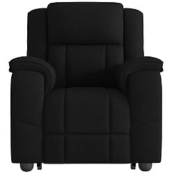 Avis vidaXL Fauteuil inclinable de massage électrique Noir Tissu