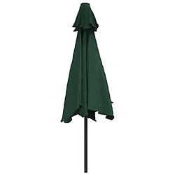 Helloshop26 Parasol meuble de jardin en porte-à-faux 3 m vert 02_0008601 pas cher