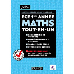 Maths ECE 1re année : tout-en-un