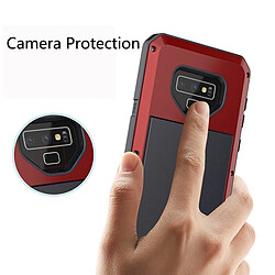 Acheter Wewoo Coque Etui de protection étanche en métal antichoc pour Galaxy Note 9 (noir)