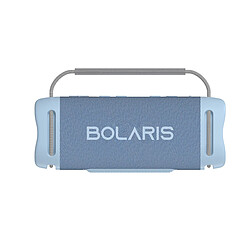 Bolaris Enceinte Sans Fil Bluetooth 5.4 Modèle Napoli IPX6 60W avec Effets lumineux LED Bleu