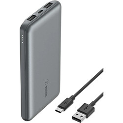 SANAG Batterie Externe 10000Mah, Chargeur Externe, 1 Port Usb-C Et 2 Ports Usb-A, Jusqu'À 15 W, Câble Usb-A Vers Usb-C, Batterie Portable, Power Bank Pour Iphone, Galaxy, Pixel, Ipad- Gris Sidéral