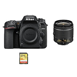 NIKON D7500 KIT AF-P 18-55mm F3.5-5.6G VR + 64GB SD card