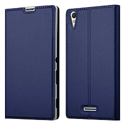 Cadorabo Coque Sony Xperia T3 Etui en Bleu