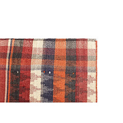 Vidal Tapis de laine 201x130 rouge Jajim pas cher