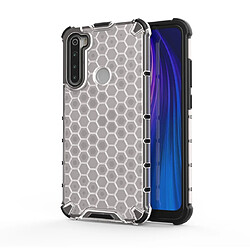 Wewoo Coque Souple Pour Redmi Note 8 Etui antichoc en nid d'abeille PC + TPU Blanc