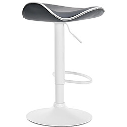 Acheter Non Tabouret de bar Shanghai simili cuir blanc