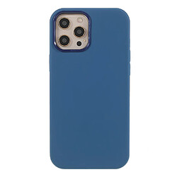 Coque en silicone, antichoc bleu foncé pour votre Apple iPhone 12/12 Pro 6.1 pouces