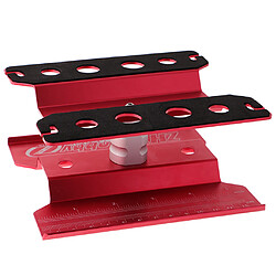 Avis Alliage D'aluminium 1/10 1/8 RC Car Truck Repair Station Plateforme D'assemblage Rouge