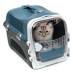 Cat-it CAT IT Cage de transport Cabrio - Bleu gris - Pour chat pas cher