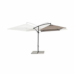 Avis Mes Parasol déporté 300x200 cm avec toile taupe - CHILTON