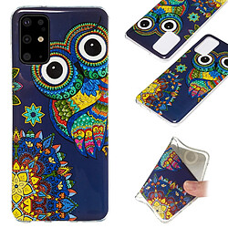 Coque en TPU noctilucent imd motif de hibou pour votre Samsung Galaxy S20 Plus