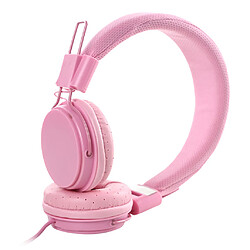 Acheter EP05 3.5mm Casque Filaire Avec Micro Casque Pour Téléphone Ordinateur PC Rose