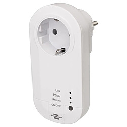 Brennenstuhl Connexion de prise Wifi avec émetteur Blanc