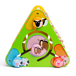 Avis Bigjigs Toys Centre d'activités Triangle en bois