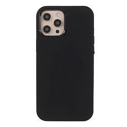 Coque en silicone, antichoc noir pour votre Apple iPhone 12/12 Pro 6.1 pouces