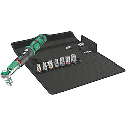 Wera 05075831001 Safe-Torque A 1 Imperial Set 1, Jeu de clés dynamométriques, carré 1/4``, 2-12 Nm, 10 pièces