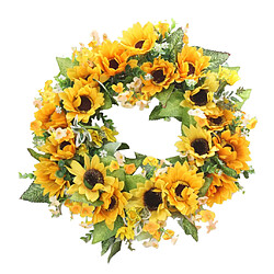 Acheter Guirlande de fleurs artificielles décorations de porte guirlande tournesol