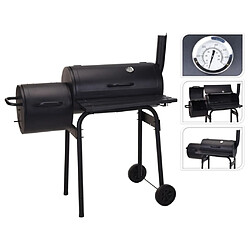 ProGarden Barbecue fumoir Noir