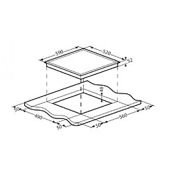 Avis Schneider TABLE VITROCERAMIQUE 3 FOYERS 60CM NOIRE