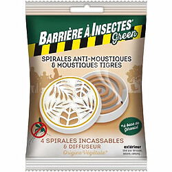 BARRIERE A INSECTES Diffuseur boîtier Antimoustiques + 4 Spirales