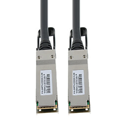 QSFP28 SFF-8665 Câble à connexion directe passive 100Gbps Ethernet 30AWG 1 mètre