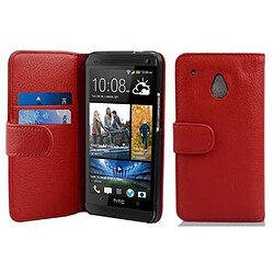 Cadorabo Coque HTC ONE M4 MINI Etui en Rouge