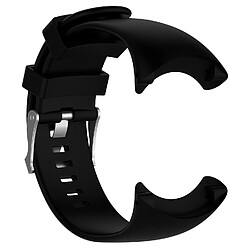 INF Bracelet de montre TPU pour Suunto Core Noir