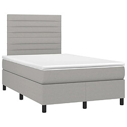 Avis Sommier à lattes,Cadre à lattes de lit et matelas et LED pour Adulte Gris clair 120x200 cm -MN43647