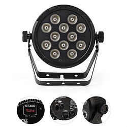 Acheter BeamZ BT300 FlatPAR Projecteur couleur 12x LED DMX télécommande infrarouge 12W Beamz