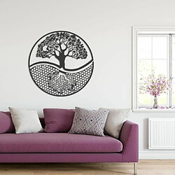 Avis DEKORY Décoration Murale Arbre de vie en Métal - 56x60 cm