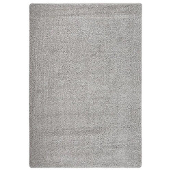 vidaXL Tapis shaggy antidérapant Gris clair 120x170 cm