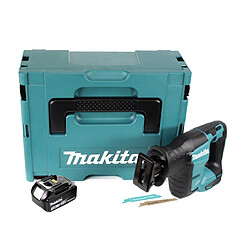 Makita DJR 188 F1J 18 V Brushless Li-ion Scie récipro sans fil avec Coffret de transport Makpac + 1x Batterie Makita BL 1830 3,0 Ah / 3000 mAh - sans Chargeur