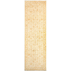 Vidal Tapis de couloir en laine 447x139 beige Kaizar