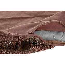 Housse de coussin DKD Home Decor Marron Losanges 50 x 1 x 50 cm