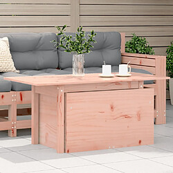 Maison Chic Table de jardin | Table d'extérieur 100x50x75 cm bois massif de douglas -GKD78484